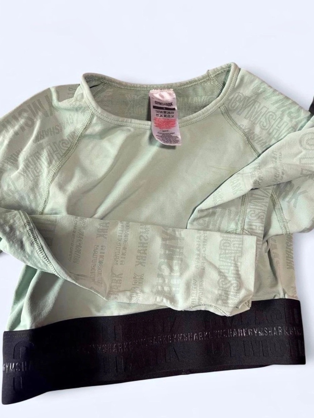 Gymshark Green Short Sleeve Athletic Top